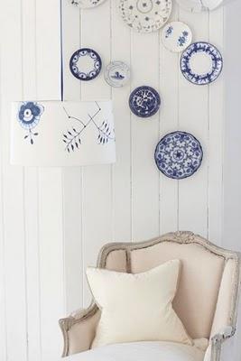 DECORAR EN BLANCO Y  AZUL