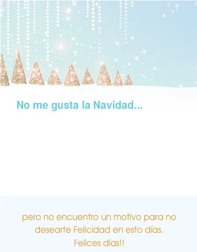Mensajes navideños.