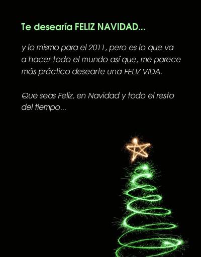 Mensajes navideños.
