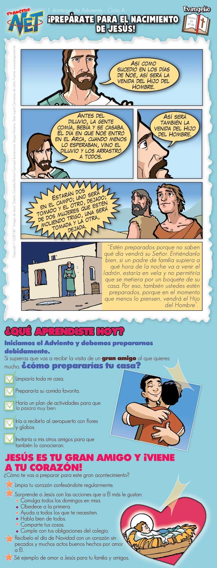 Evangelio Dominical:  28 de noviembre del 2010 (Primer Domingo de Adviento)