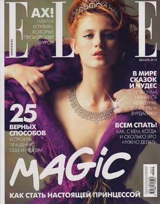 Portadas Elle Diciembre 2010 - Covers