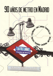 Portada del libro 90 años de Metro en Madrid