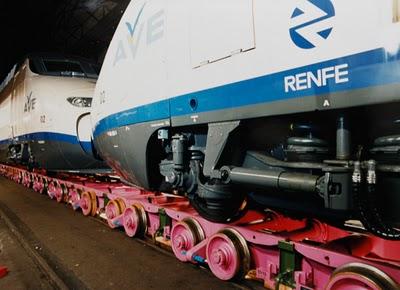 El primer viaje del AVE en España