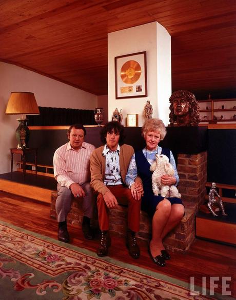 La familia de las estrellas del rock