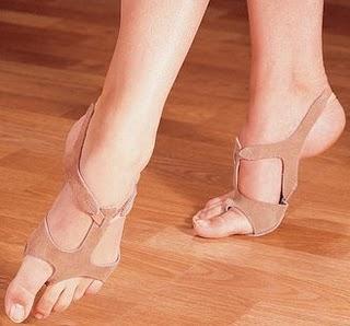 Vestuario de una bellydancer. El calzado