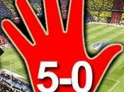 Manita cara Mourinho