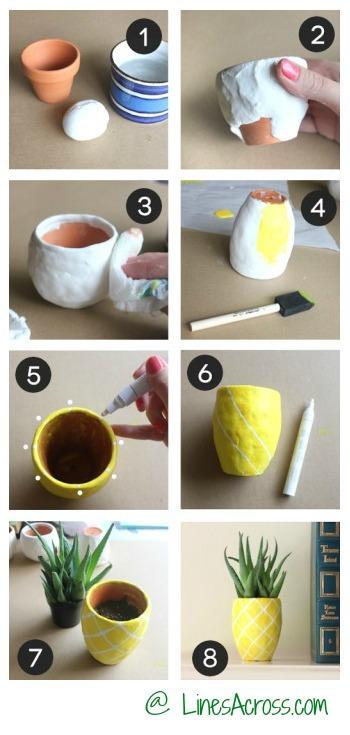 INSPIRACIÓN DIY: MACETERO-PIÑA INSPIRACIÓN DIY: MACETERO-PIÑA