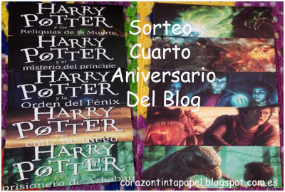 Sorteo 4 años en la bloggosfera