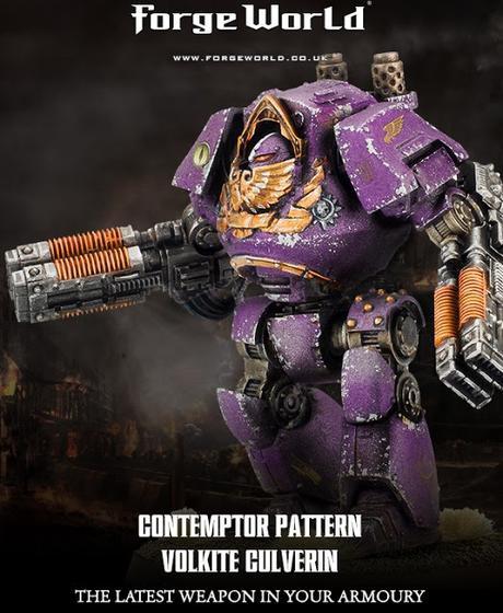 Novedades de Forge World: Contemptor Pattern Volkite Culverin 