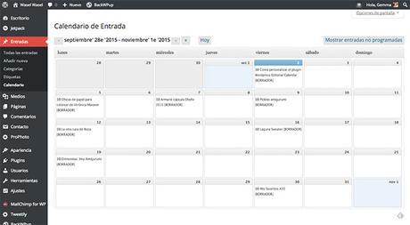 Cómo personalizar el plugin WordPress Editorial Calendar Cómo crear colores para cada categoría en Editorial Calendar
