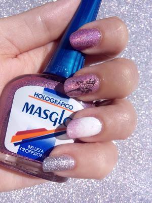 Review: productos de Masglo. Base, brillo, secado rápido, holográfico, efecto cuero