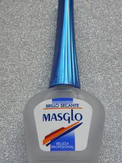 Review: productos de Masglo. Base, brillo, secado rápido, holográfico, efecto cuero