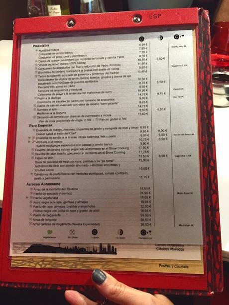 restaurante abrassame carta