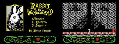 Descarga Rabbit in Wonderland, plataformas en el maravilloso mundo del Spectrum