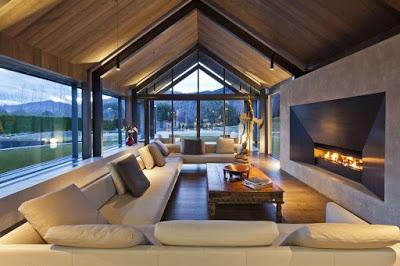 Lodge Moderna en Nueva Zelanda