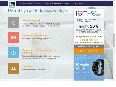 Como funciona la nueva factura de la luz. Ventajas de Endesa Tempo