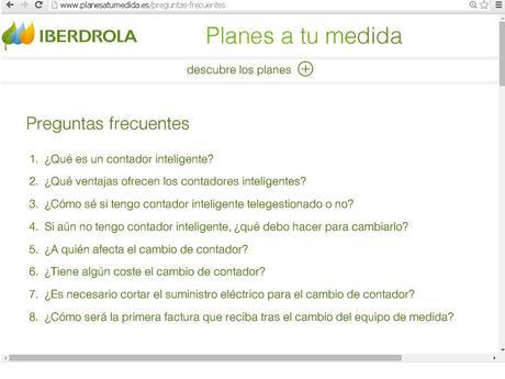 Como funciona la nueva factura de la luz. Lista de preguntas frecuentes en Iberdrola
