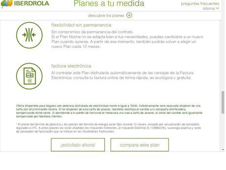 Como funciona la nueva factura de la luz. Iberdrola. Solicitar planes