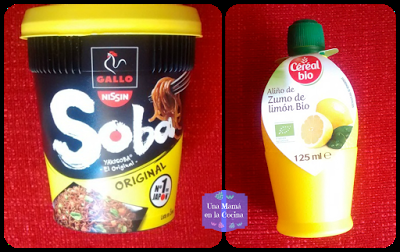 Fideos Soba de Gallo y Aliño de Zumo de Limón Cereal Bio