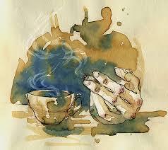 El olor a cigarro y café en mis recuerdos