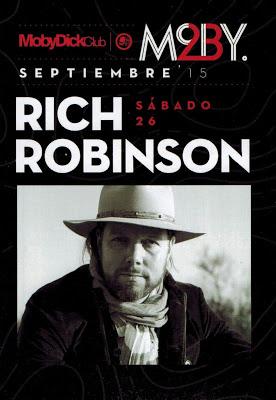 Rich Robinson - 26/09/2015 - Moby Dick (Madrid)