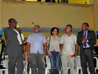 Poetas dominicanos: Mateo Morrison, Valentín Amaro, Ángela Hernández, Luis Carvajal y Rafael Nino Féliz
