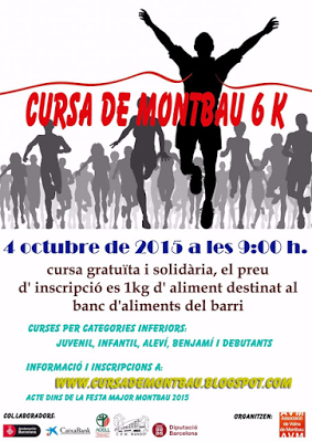 Mañana, a la V Cursa de Montbau