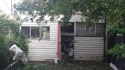 Cobertizo del jardín