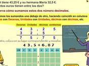 recursos interactivos. Suma, resta multiplicación números decimales: grado