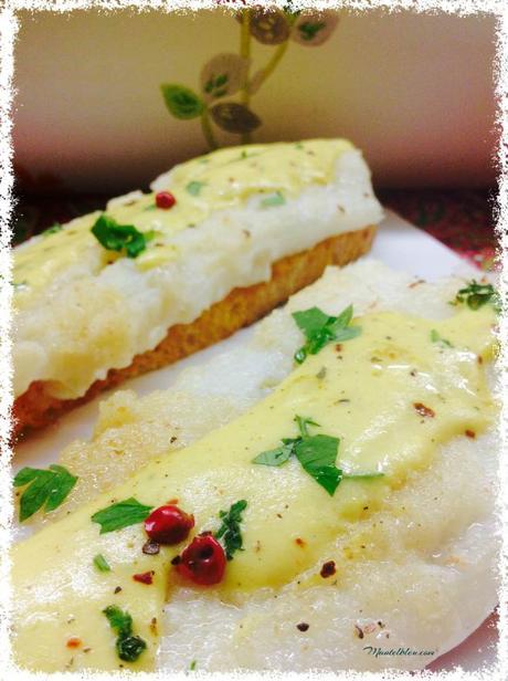 Tosta de lenguado con salsa suprema Tosta de lenguado con salsa suprema 5