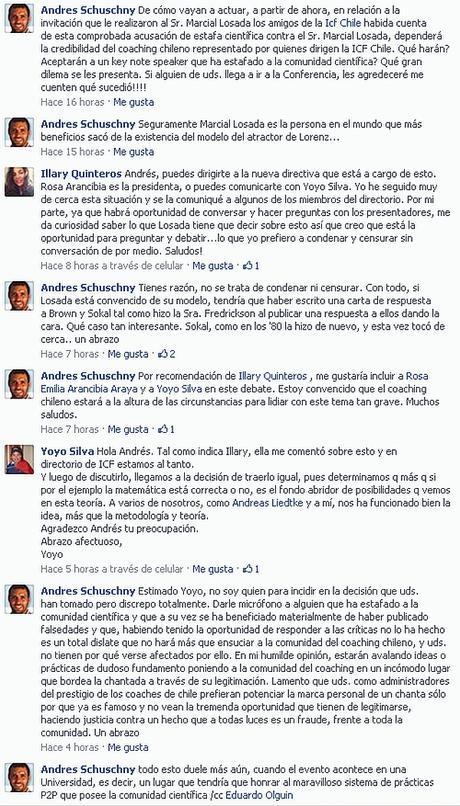 La controversia de Marcial Losada (Losada Line)