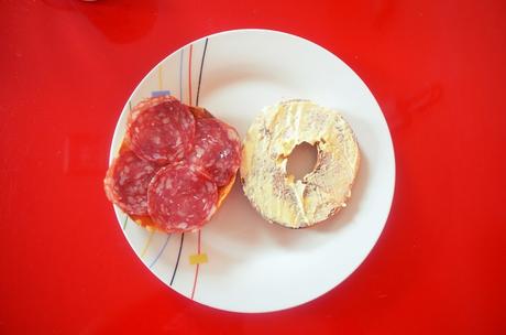 Mi vestido azul - Desayuna con Thomas Bagels (7)
