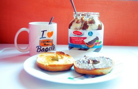 Mi vestido azul - Desayuna con Thomas Bagels (1)