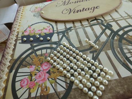 Papeles de scrap en una cajonera