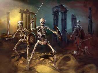 Esqueletos guerreros