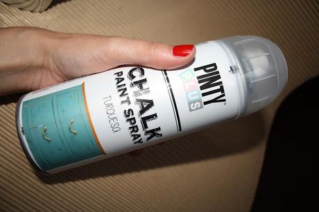 Diy: pintando con spray chalk paint