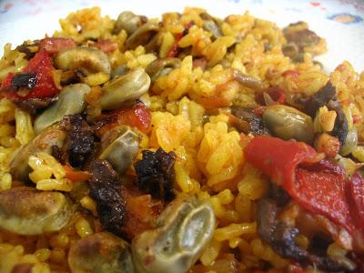 ARROZ AL HORNO CON UN POCO DE AQUÍ… Y OTRO POCO DE ALLÁ
