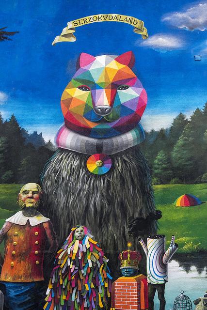 Mural de Serzo y Okuda