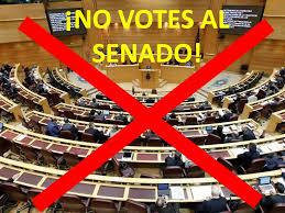 Boicot al Senado en 14 tesis