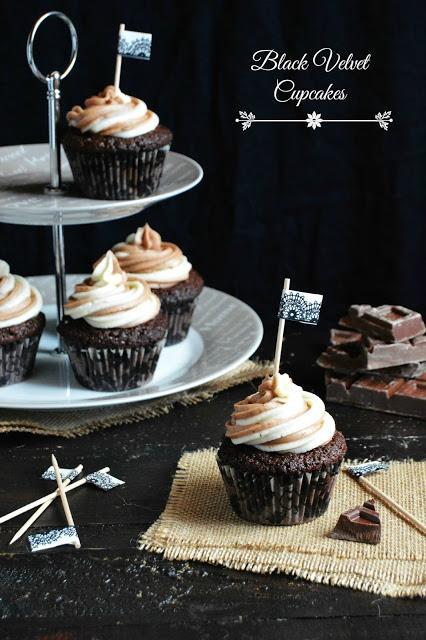 Black Velvet Cupcakes