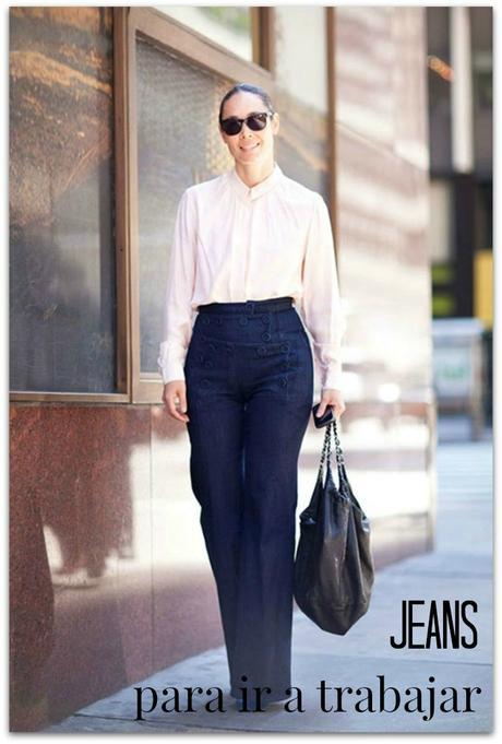 Looks serios con vaqueros para ir a trabajar