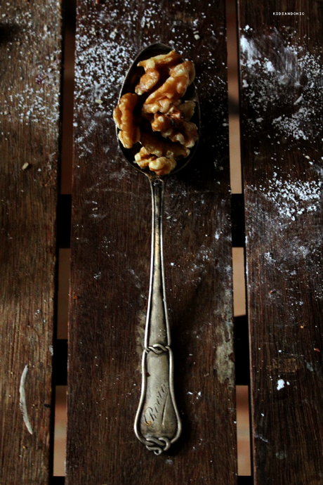 Bundt cake de requesón ,nueces de california y tomate cherry  #MenusconCorazón