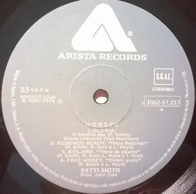 Patti Smith -Horses Lp 1976