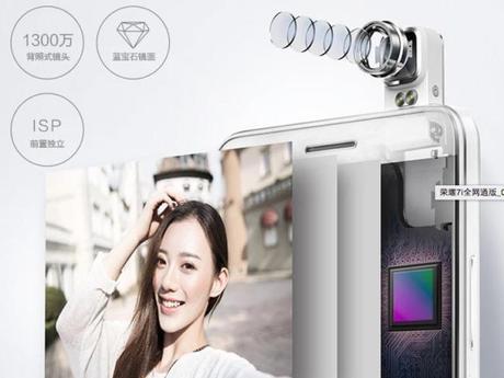 LA CURIOSA CÁMARA REBATIBLE DEL HUAWEI HONOR 7I Honor 7i