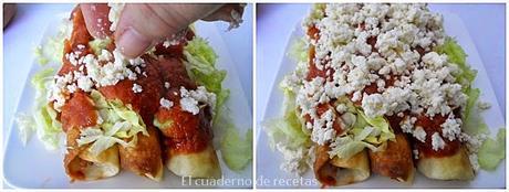 Flautas de Pollo o Tacos Dorados