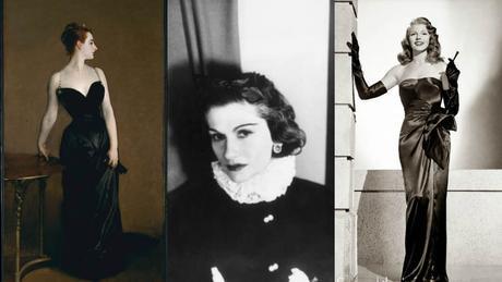 moda, fashion, negro, elegancia, arte, historia, victoriano, Madame x, Balenciaga, Chanel, Petit Robe Noir