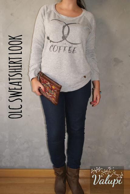 Outfit low cost: Sweatshirt look Outfit low cost: Sweatshirt look