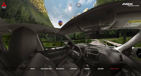 Mitsubishi crea un auténtico mundo virtual en esta experiencia inmersiva 360 ASX_360_4