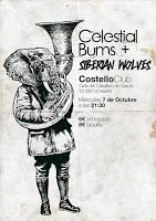 Concierto de Celestical Bums y Siberian Wolves en Costello