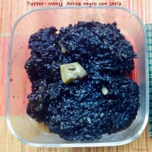 Tupper - Menú Arroz negro con sepia